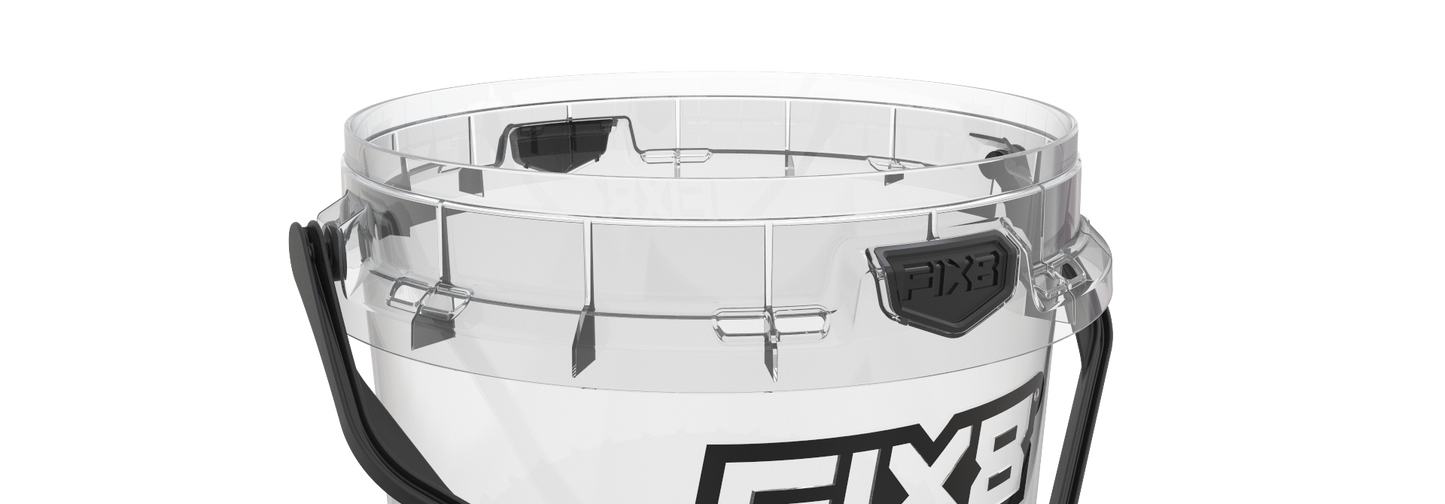 03. FIX8-WWB03 - FIX8 Wheel Wash Bucket - No Iron Guards - No Grit Guard
