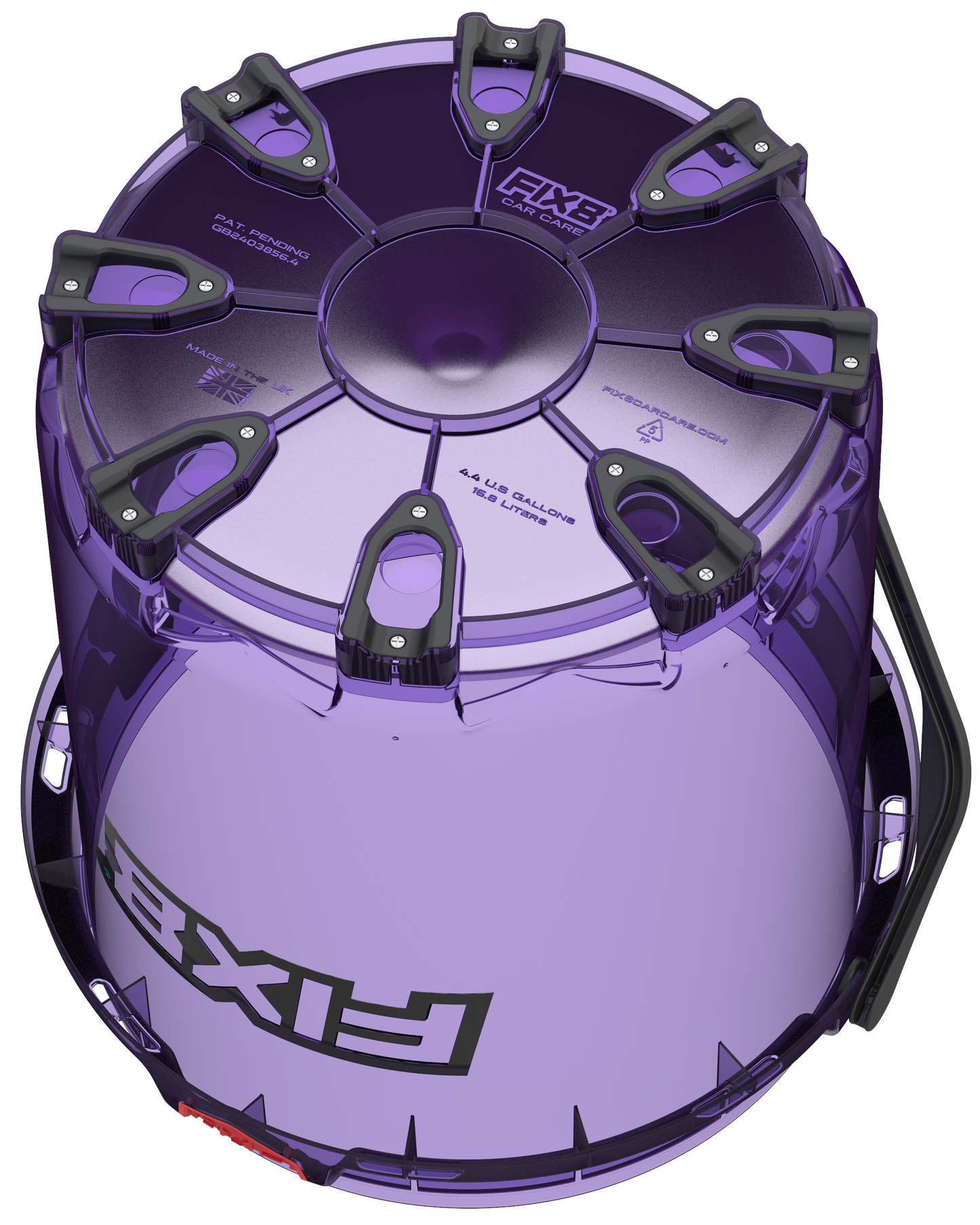 02. FIX8-RB02 - FIX8 Rinse Bucket - No Iron Guards - No Grit Guard