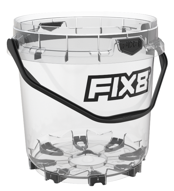 03. FIX8-WWB03 - FIX8 Wheel Wash Bucket - No Iron Guards - No Grit Guard